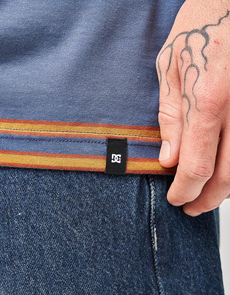 DC Maximize Striped T-Shirt - Dark Denim