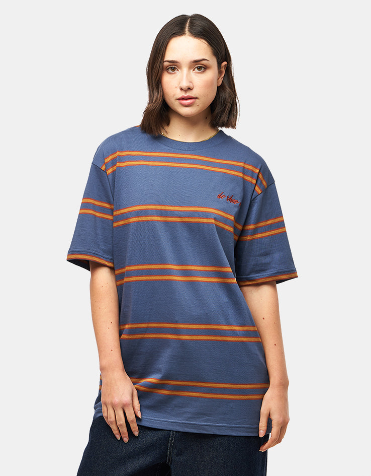 DC Maximize Striped T-Shirt - Dark Denim