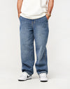 Dickies Madison Baggy Denim Pant - Rinsed Blue W/ Fade