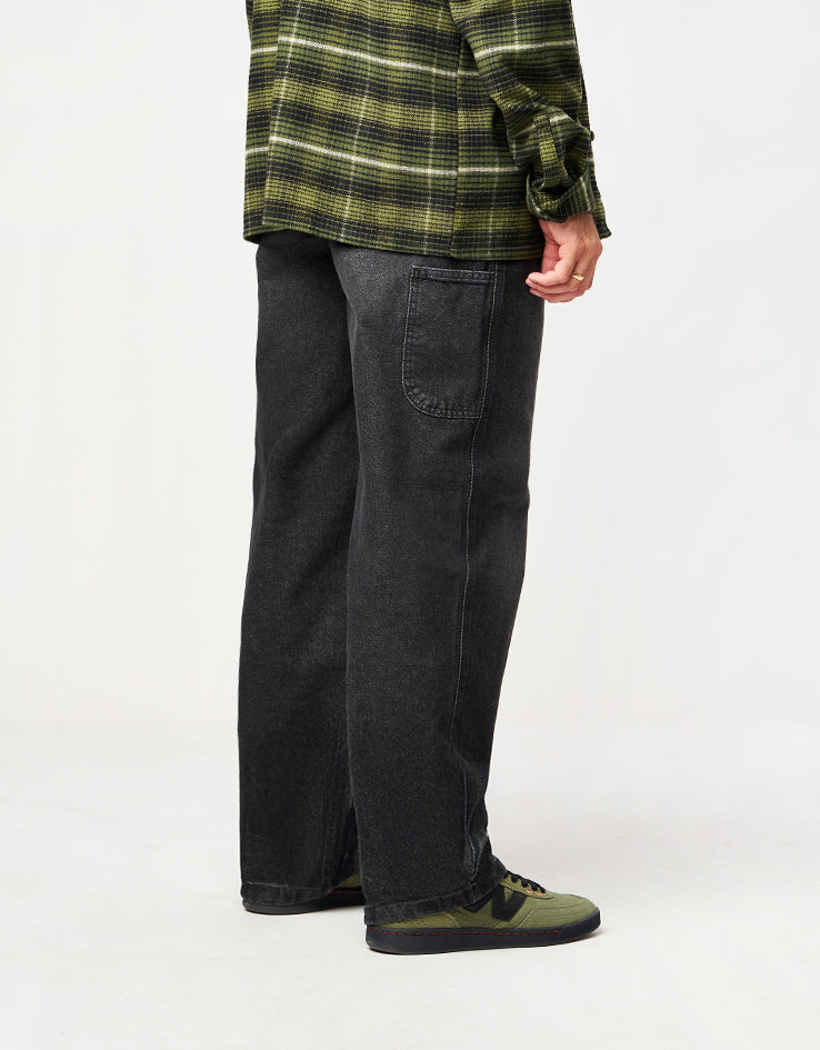 Dickies Madison Baggy Denim Pant - Black Wash Faded