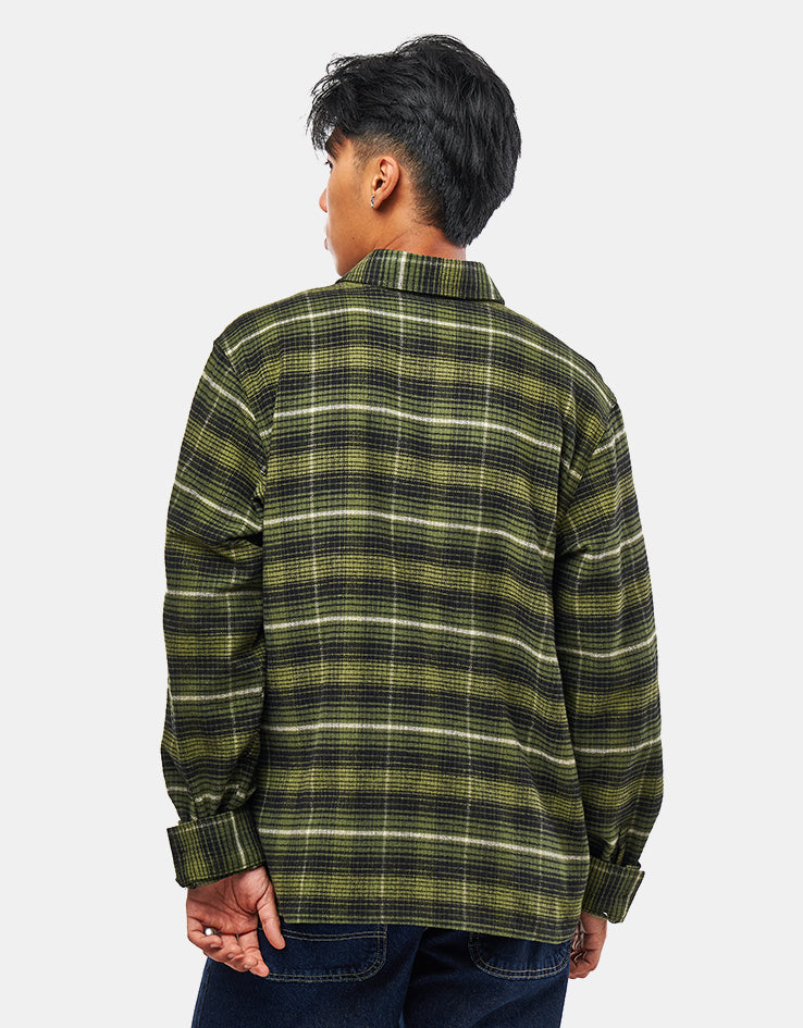 Dickies Forest Check L/S Shirt - Cypress