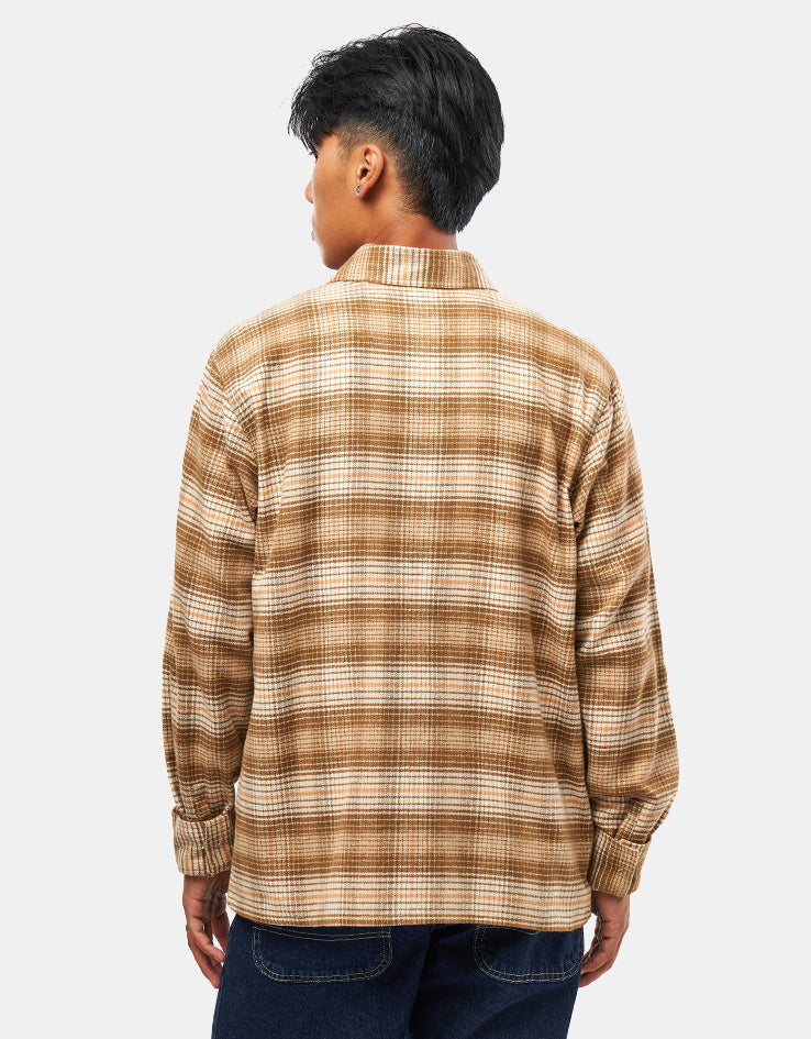 Dickies Forest Check L/S Shirt - Wood Ash