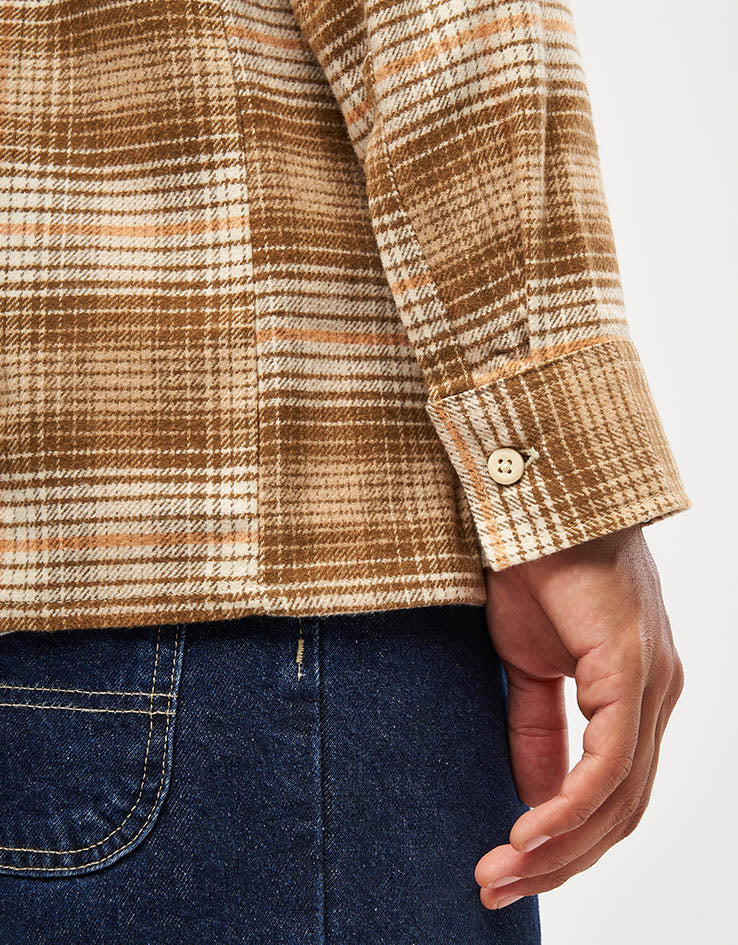 Dickies Forest Check L/S Shirt - Wood Ash