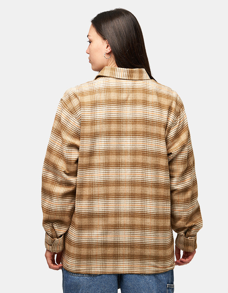 Dickies Forest Check L/S Shirt - Wood Ash