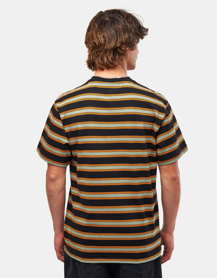 Dickies York Stripe T-Shirt - Black