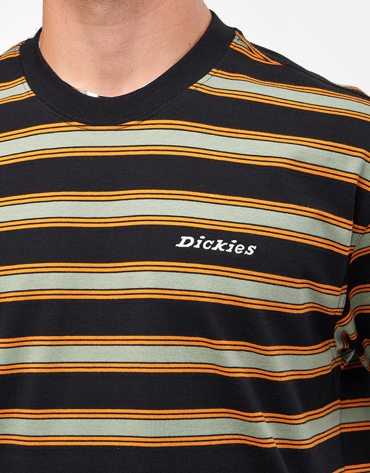 Dickies York Stripe T-Shirt - Black