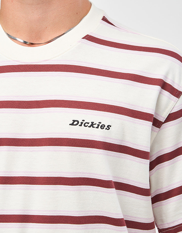 Dickies York Stripe T-Shirt - Egret