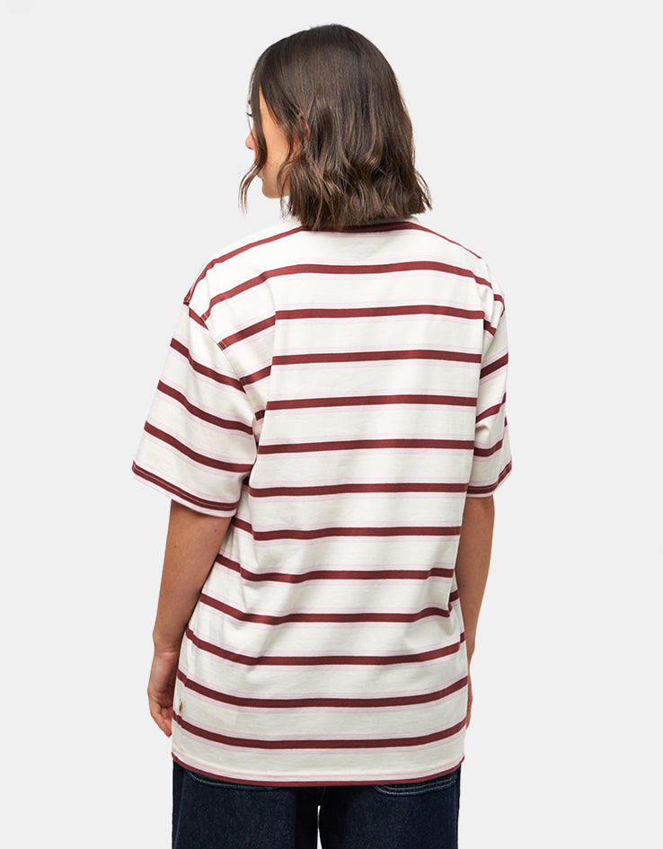 Dickies York Stripe T-Shirt - Egret