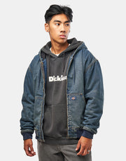 Dickies Hilham Hooded Jacket - Khaki Tinted Blue