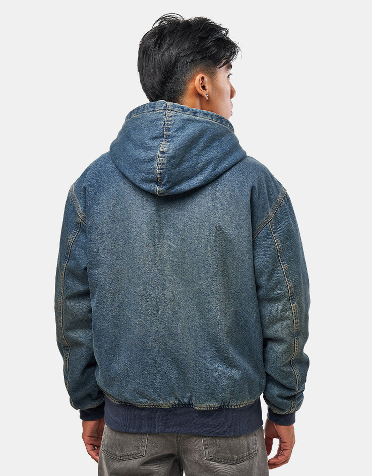 Dickies Hilham Hooded Jacket - Khaki Tinted Blue