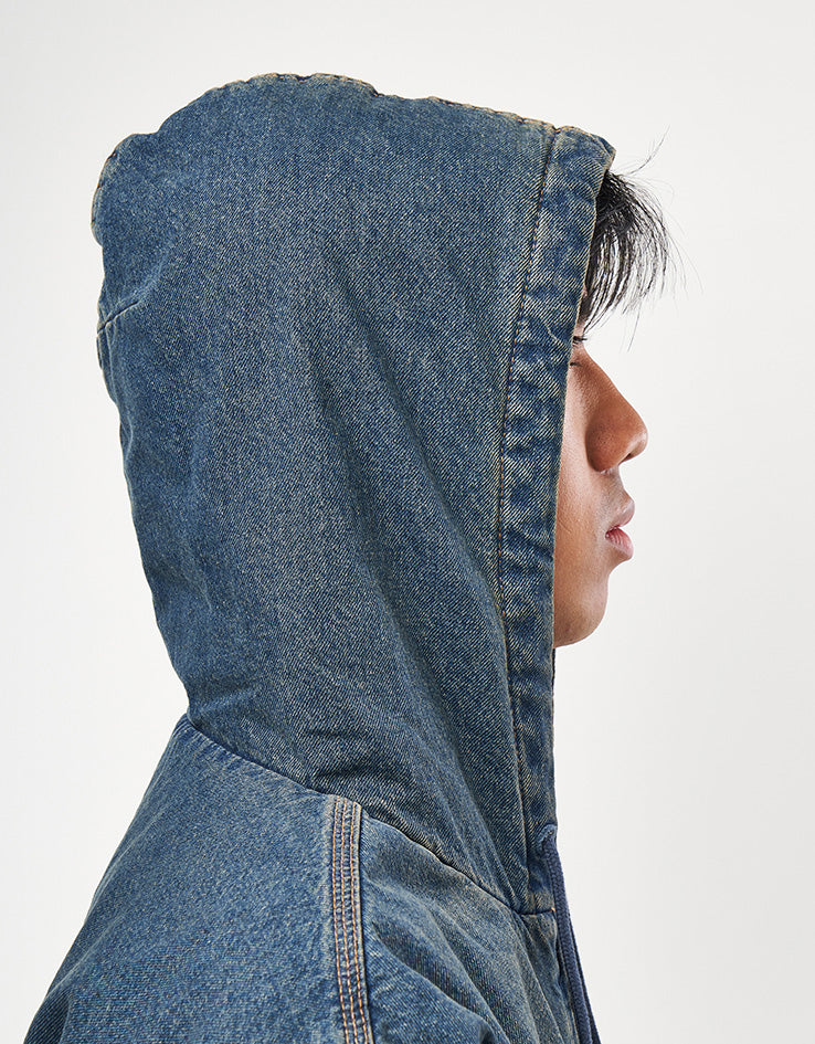 Dickies Hilham Hooded Jacket - Khaki Tinted Blue