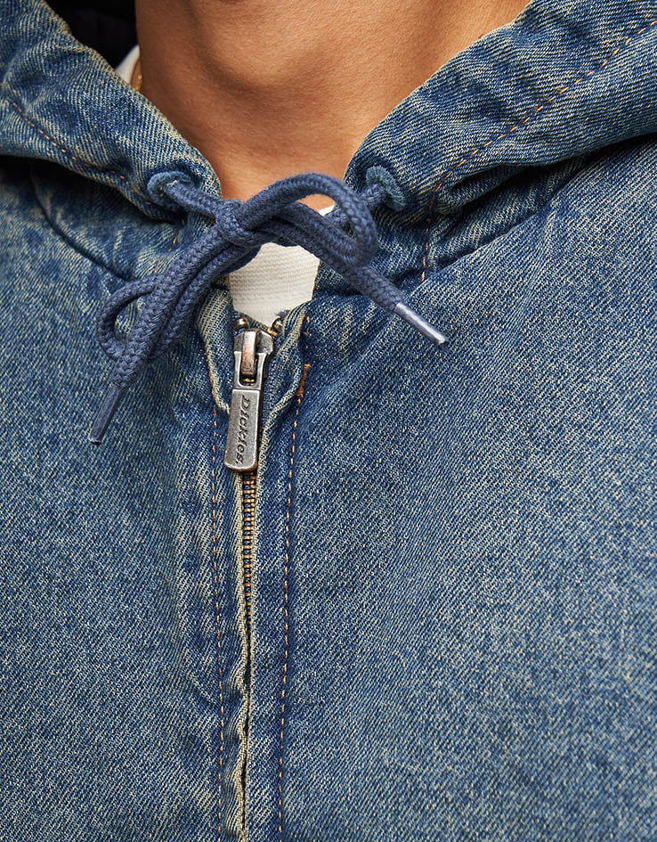 Dickies Hilham Hooded Jacket - Khaki Tinted Blue