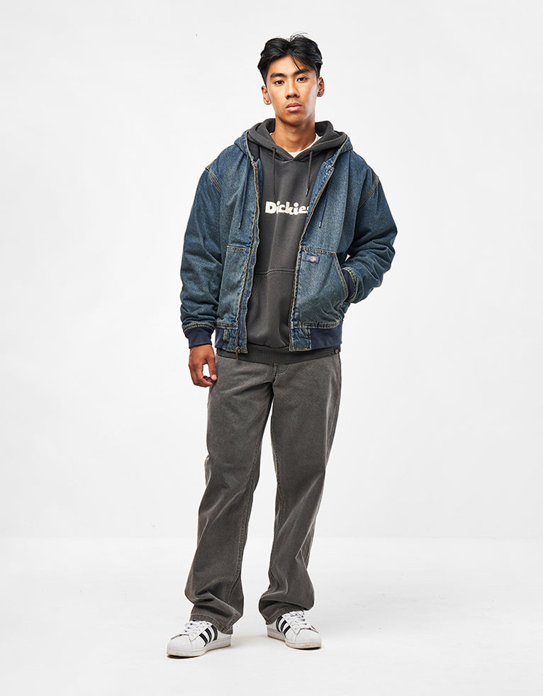 Dickies Hilham Hooded Jacket - Khaki Tinted Blue