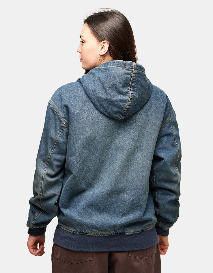 Dickies Hilham Hooded Jacket - Khaki Tinted Blue