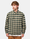 Dickies Johnsonville Shirt L/S Shirt - Pine Needle Green