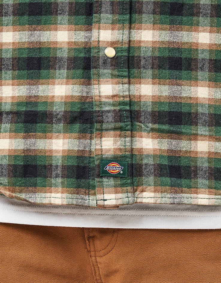 Dickies Johnsonville Shirt L/S Shirt - Pine Needle Green