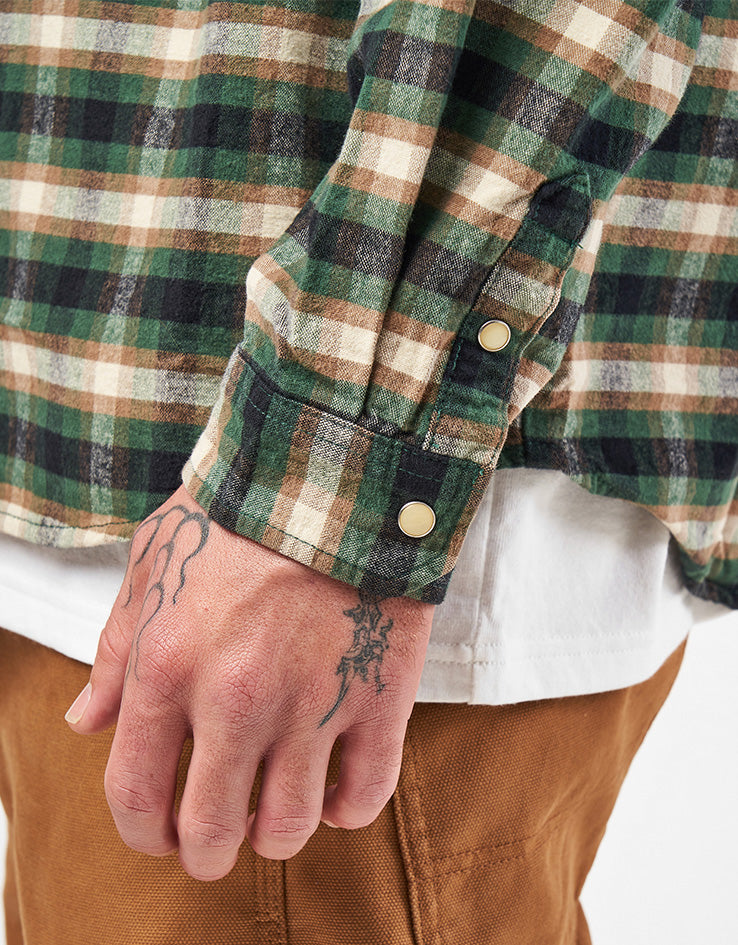 Dickies Johnsonville Shirt L/S Shirt - Pine Needle Green