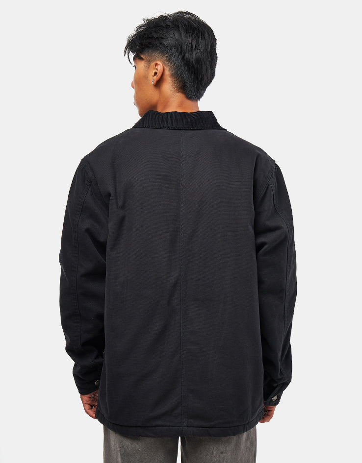 Dickies Chore Lined Canvas Jacket - Black