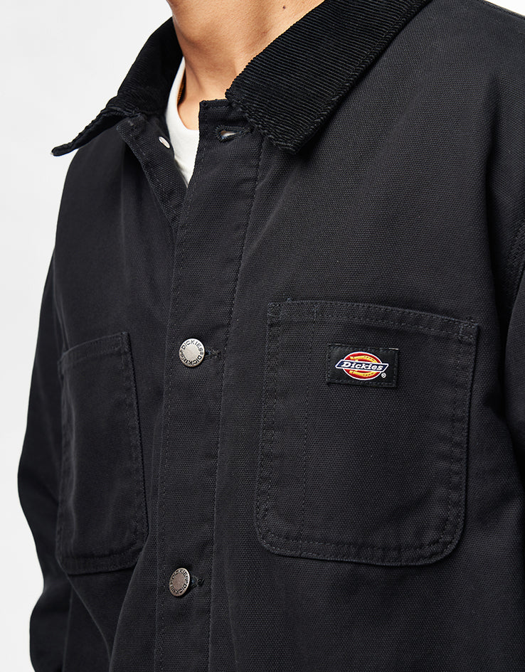 Dickies Chore Lined Canvas Jacket - Black