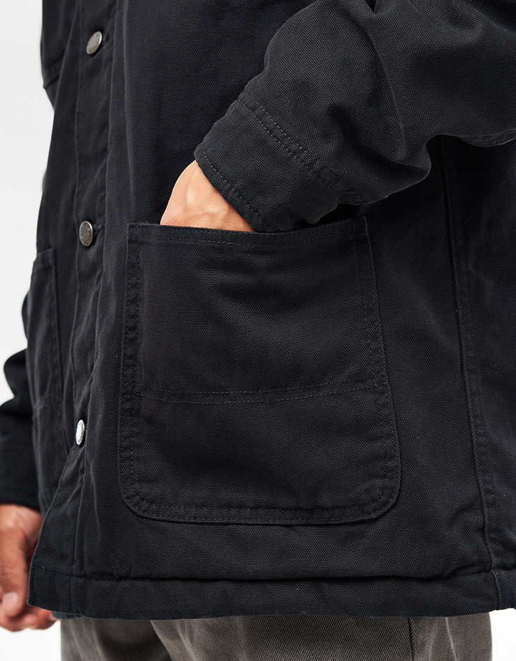 Dickies Chore Lined Canvas Jacket - Black