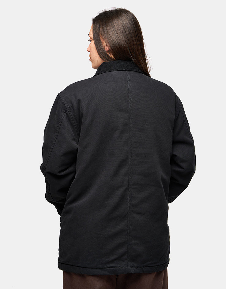 Dickies Chore Lined Canvas Jacket - Black