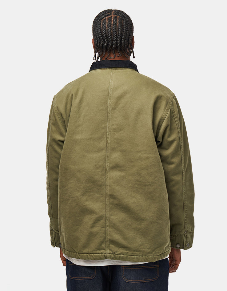 Dickies Chore Lined Canvas Jacket - Military Green