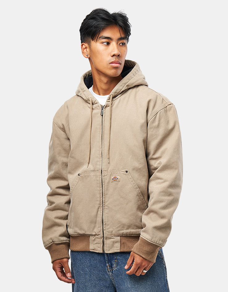 Dickies Hilham Hooded Canvas Jacket - Desert Sand