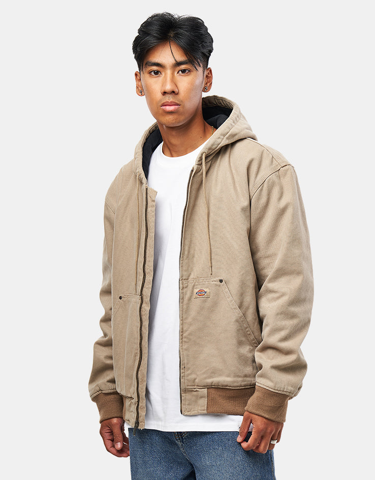 Dickies Hilham Hooded Canvas Jacket - Desert Sand