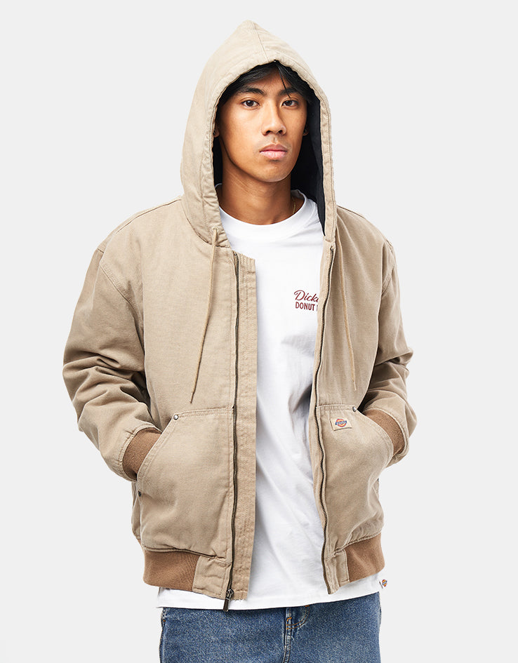 Dickies Hilham Hooded Canvas Jacket - Desert Sand