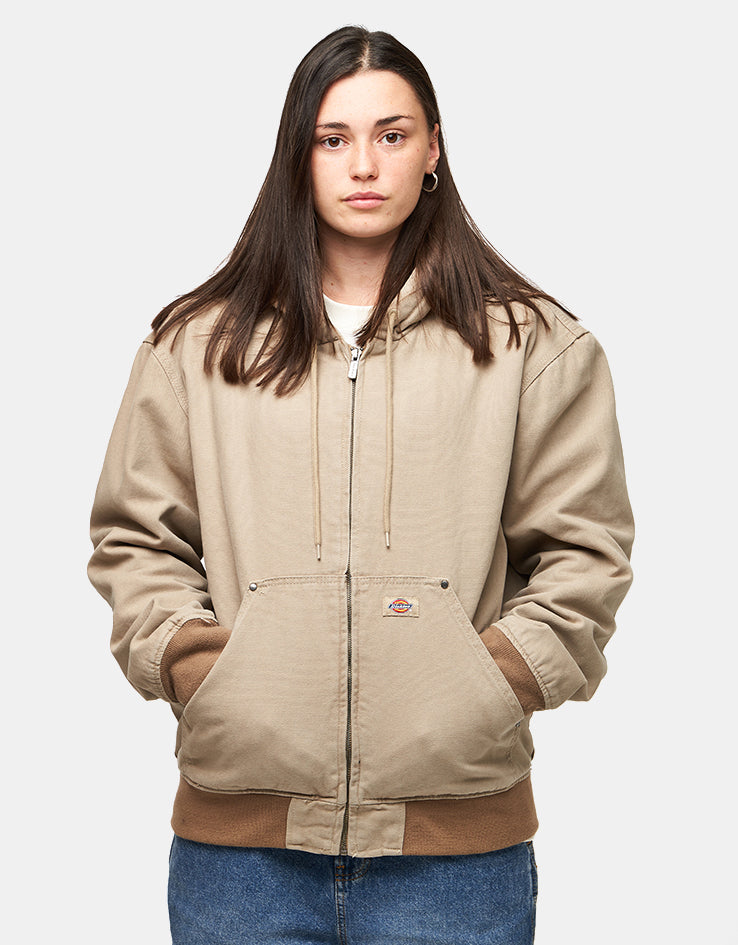 Dickies Hilham Hooded Canvas Jacket - Desert Sand