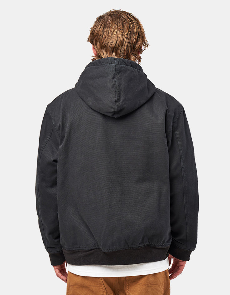 Dickies Hilham Hooded Canvas Jacket - Black