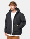 Dickies Hilham Hooded Canvas Jacket - Black