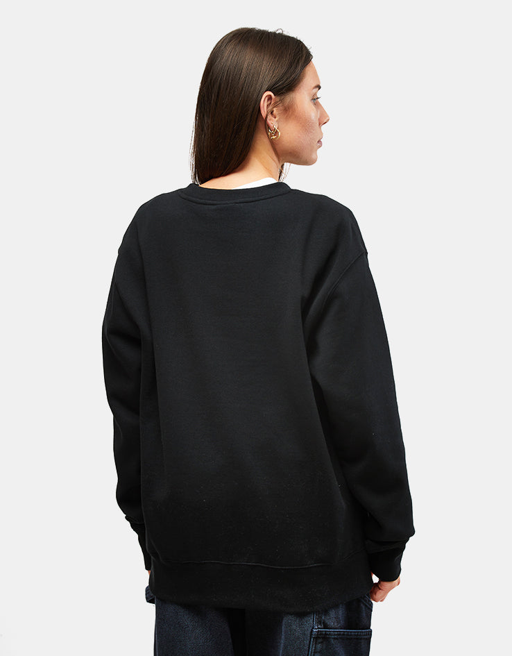 HUF H Star Crewneck - Black