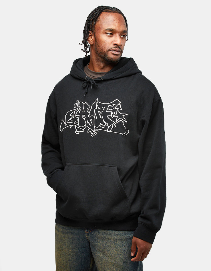 HUF Outlines Pullover Hoodie - Black