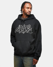 HUF Outlines Pullover Hoodie - Black
