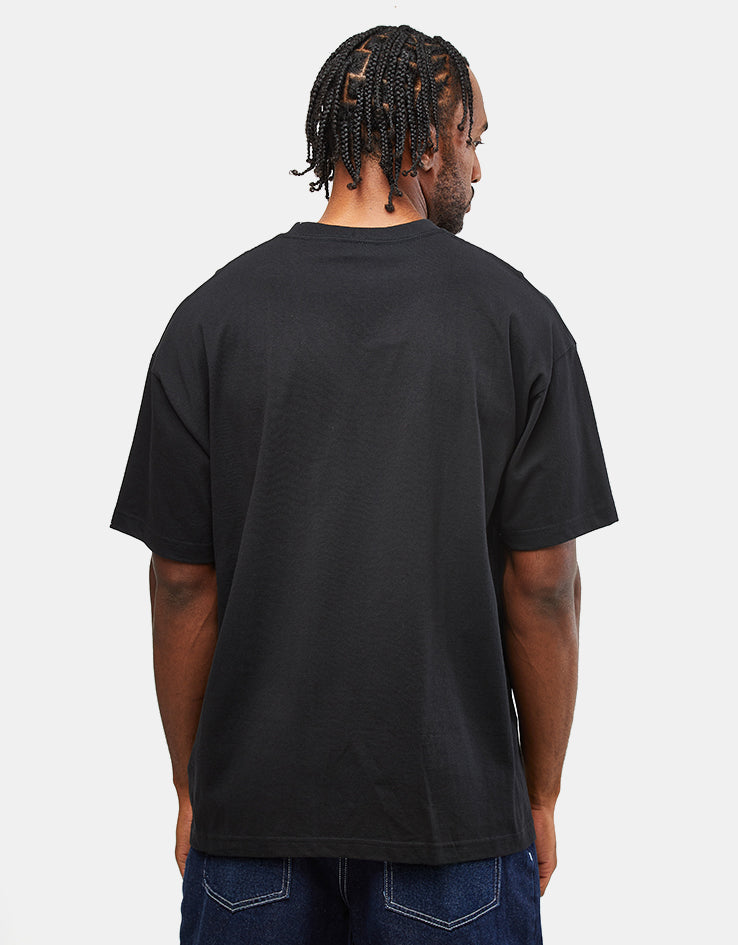 HUF H Star T-Shirt - Black