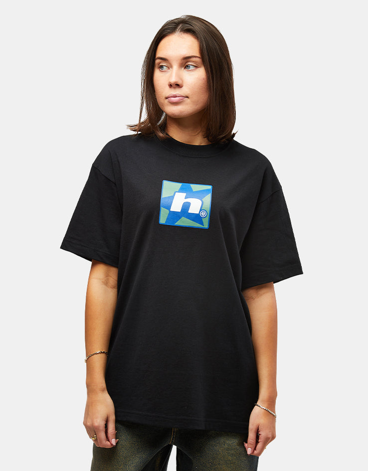 HUF H Star T-Shirt - Black