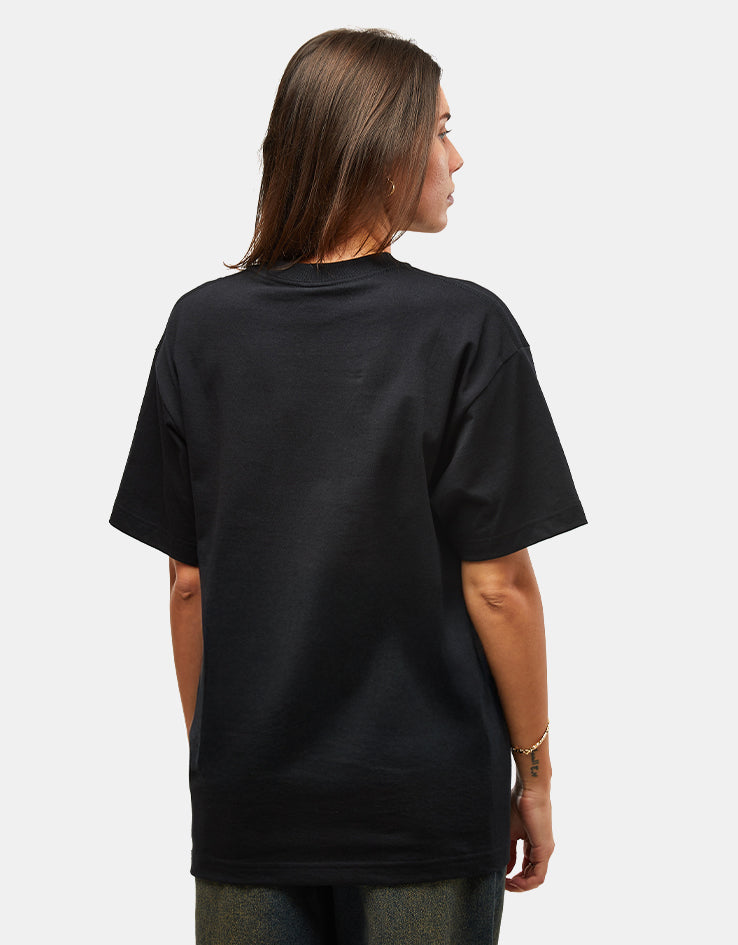 HUF H Star T-Shirt - Black