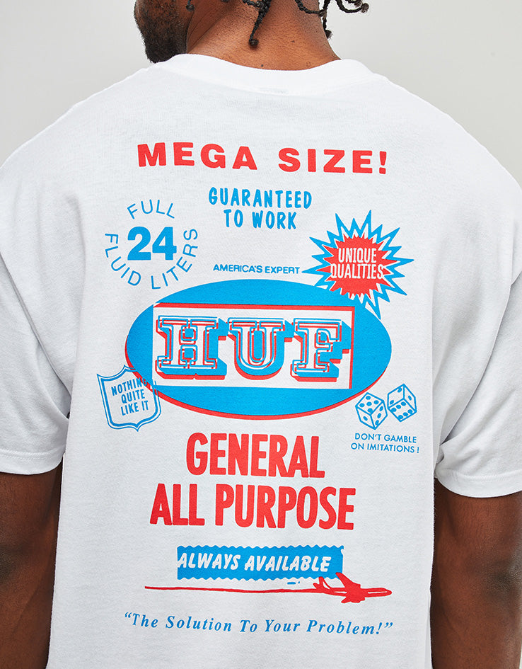 HUF All Purpose T-Shirt - White