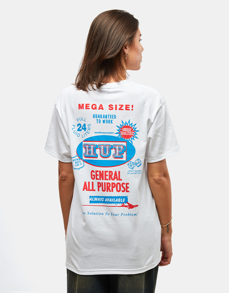 HUF All Purpose T-Shirt - White