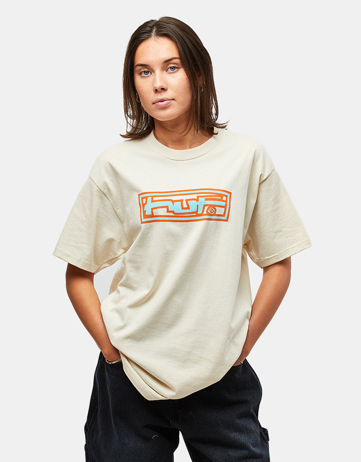 HUF Stretch T-Shirt - Cream