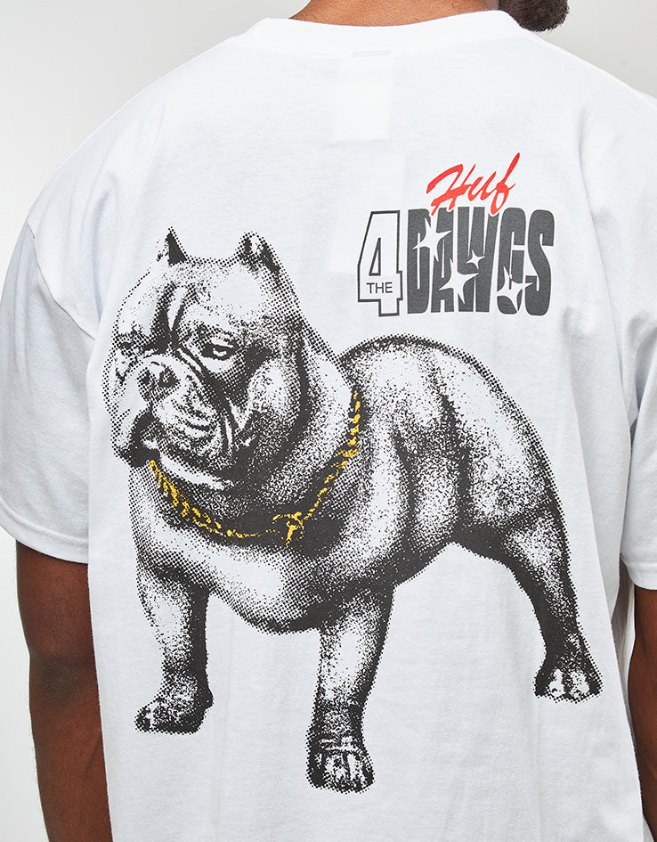 HUF 4 The Dawgs T-Shirt - White