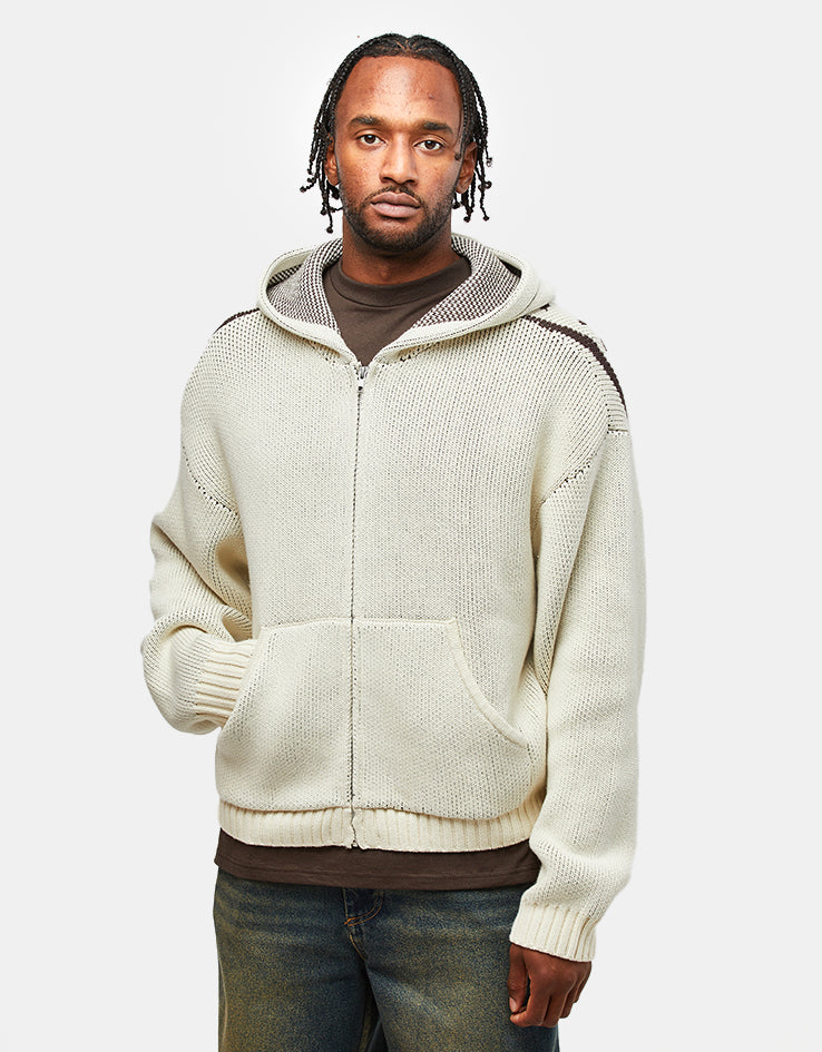 HUF Token Zip Hooded Sweater - Bleach