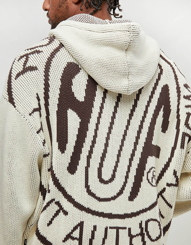 HUF Token Zip Hooded Sweater - Bleach