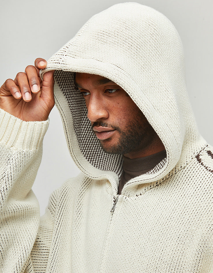 HUF Token Zip Hooded Sweater - Bleach