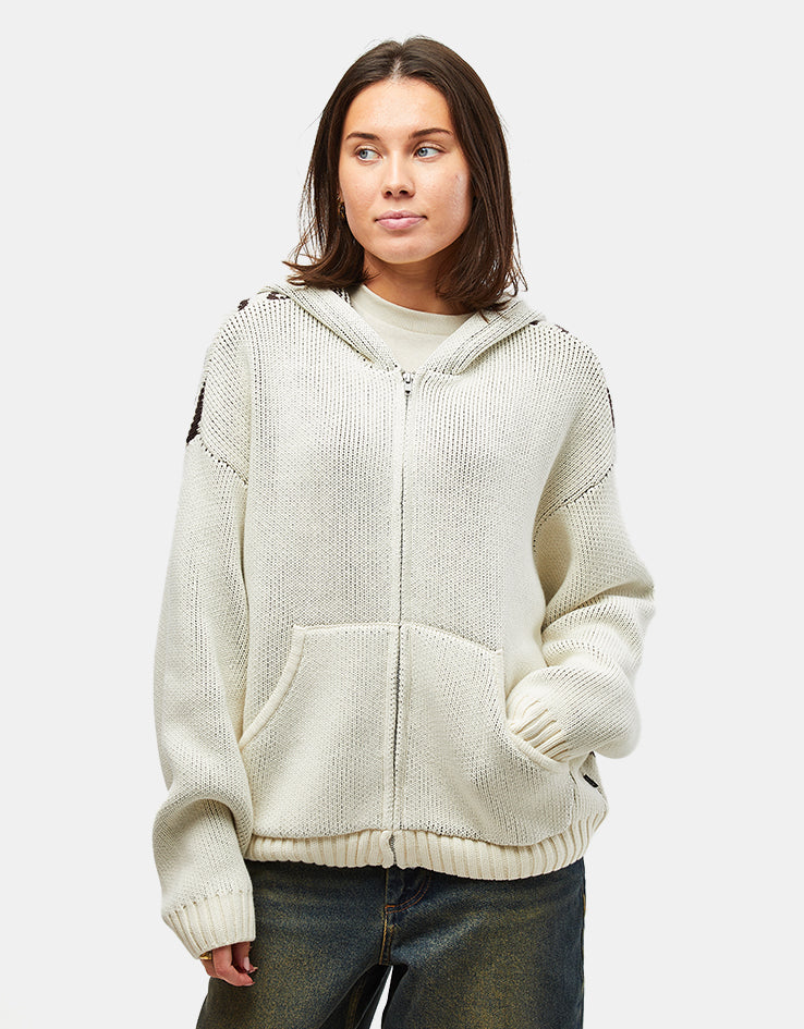 HUF Token Zip Hooded Sweater - Bleach