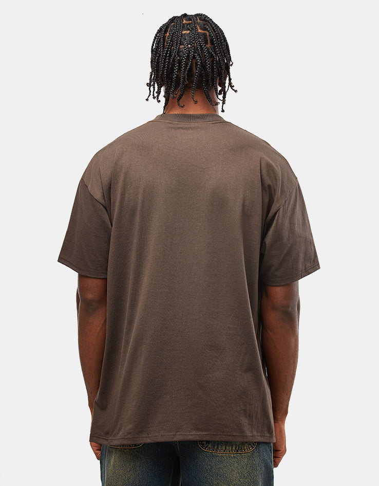 HUF Chop Kick Block T-Shirt - Bison