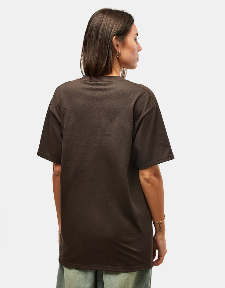 HUF Chop Kick Block T-Shirt - Bison