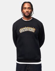 Santa Cruz Burnt Collegiate Crew - Black