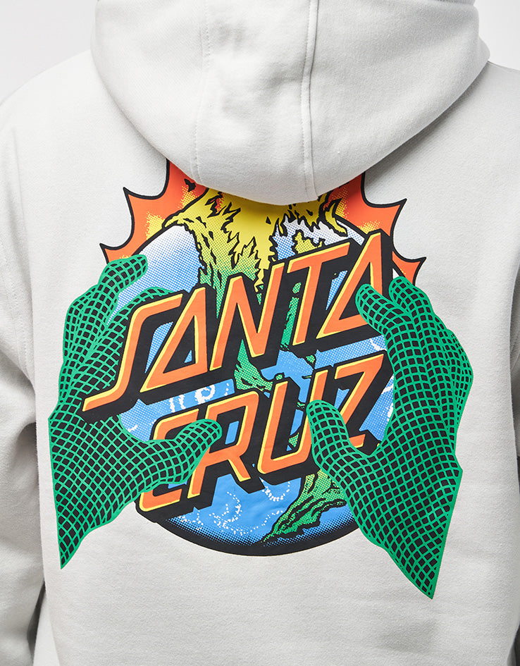 Santa Cruz Kendall End Of The Dot Pullover Hoodie - Mist